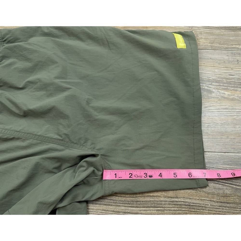 Cotopaxi Retro Active 7" Shorts Men's XL Fatigue Green Recycled Nylon Shorts - Picture 10 of 13